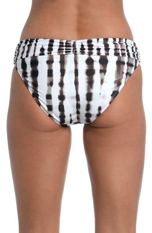 $68 La Blanca Women Shirred Band Hipster Bikini Bottoms Size Size 12