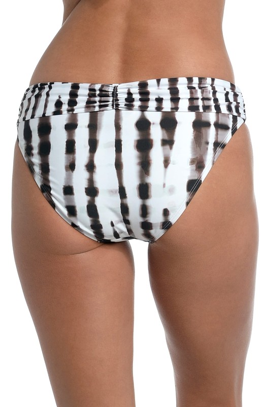 $68 La Blanca Women Shirred Band Hipster Bikini Bottoms Size Size 12