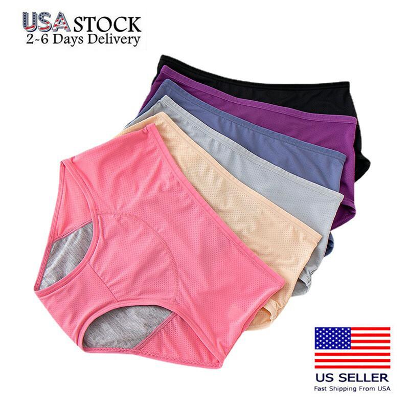 6Pc Women Leakproof Underwear Incontinence Leak Proof Protective Pants