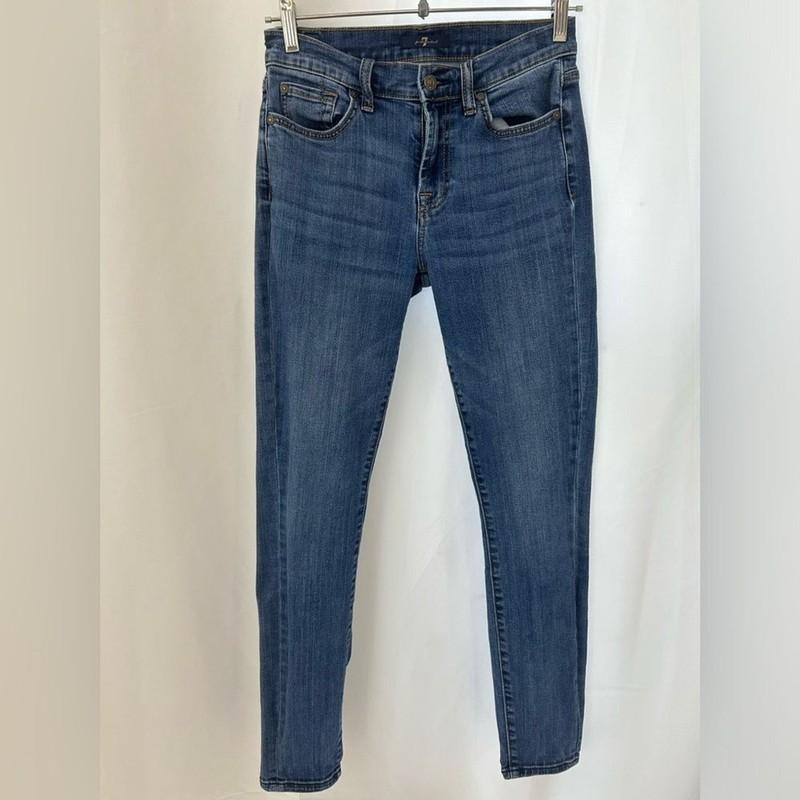 7 FOR ALL MANKIND Gwenevere Washed Jeans SIZE 27