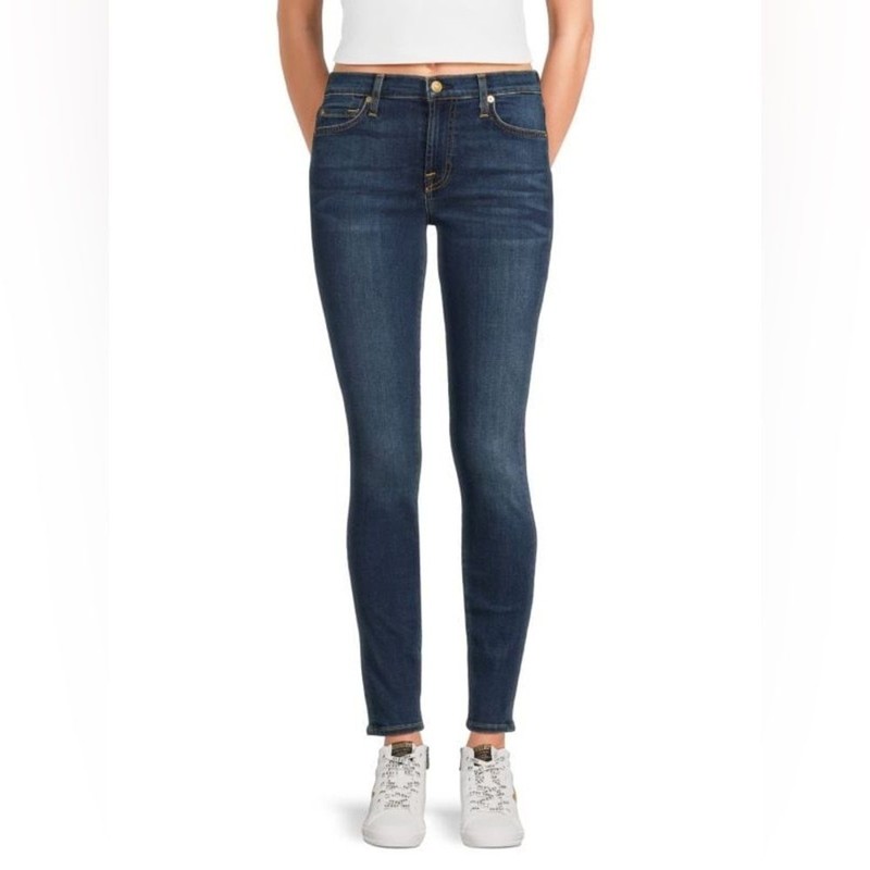 7 FOR ALL MANKIND Gwenevere Washed Jeans SIZE 27