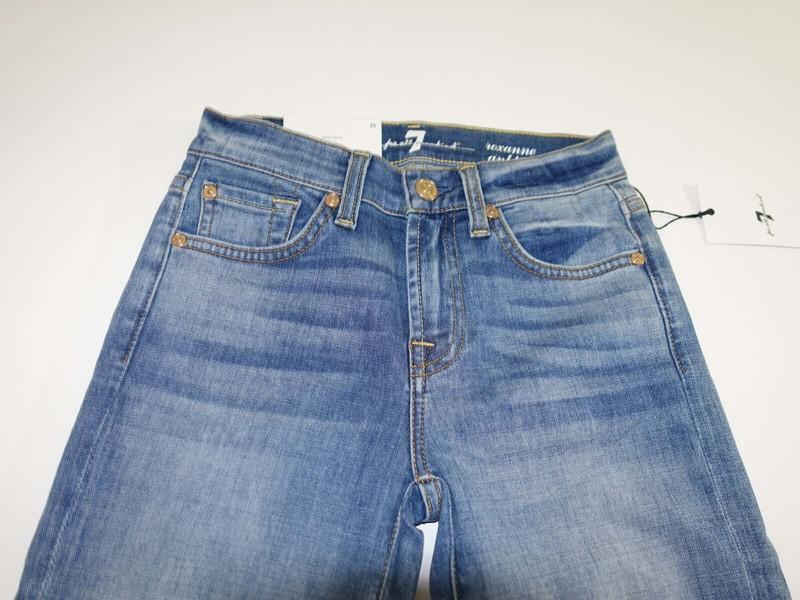 7 For All Mankind Women's Roxanne Ankle Skinny Jeans Size 23 NWT Vienna Sky Wash
