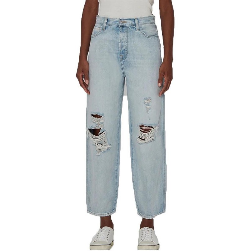 7 For All Mankind Womens Balloon Distressed Denim Ankle Jeans BHFO 7324