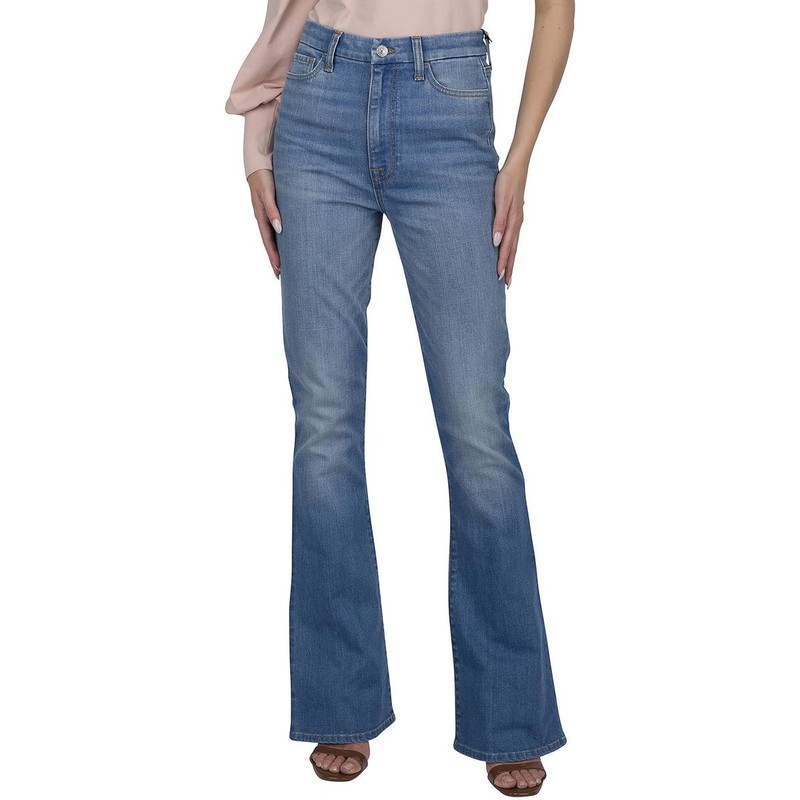 7 For All Mankind Womens Denim Cotton Bootcut Jeans BHFO 7373