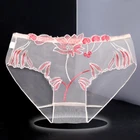 7 Pack Lot Sexy Womens Sheer See Through Panties Brief Lingerie French Underwear