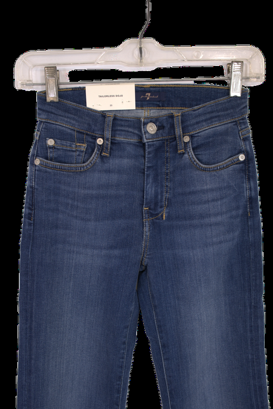 7 Seven For All Mankind Tailorless DOJO Mid Waist Wide Leg Sz 28 29 30 31 32 NWT