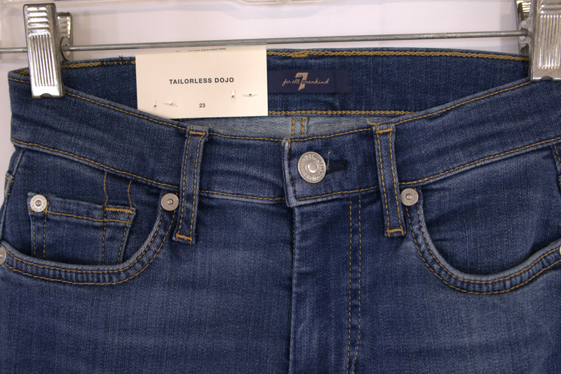7 Seven For All Mankind Tailorless DOJO Mid Waist Wide Leg Sz 28 29 30 31 32 NWT