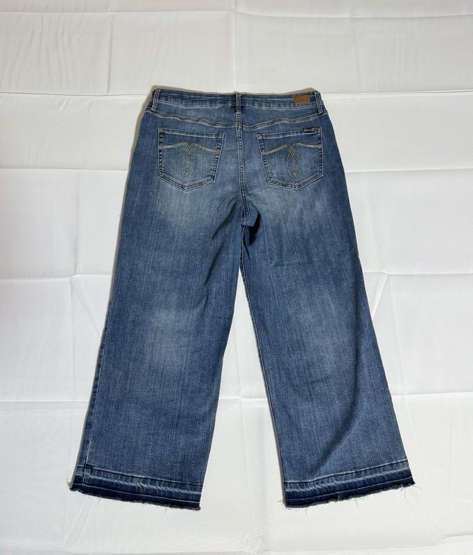 7 Seven For ALL Mankind Tailorless SZ 14 Jeans High Rise/Wide Leg