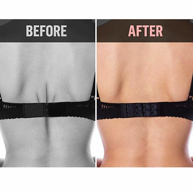 8x Lady Adjustable Bra Extenders 2 Hooks Elastic Underwear Strap Extension Belt