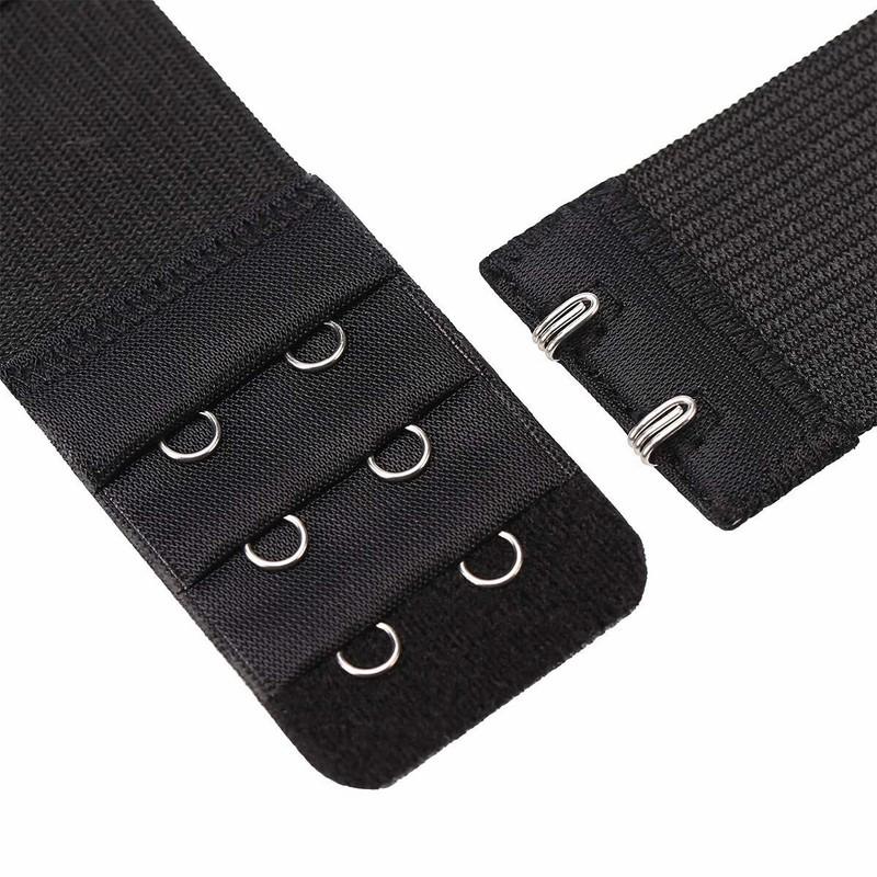 8x Lady Adjustable Bra Extenders 2 Hooks Elastic Underwear Strap Extension Belt