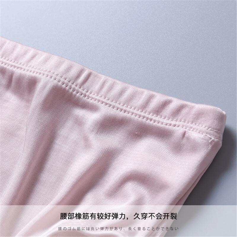 9pcs/lot Women Knitted Briefs Mulberry Silk Underwear Real Silk Lady Panties