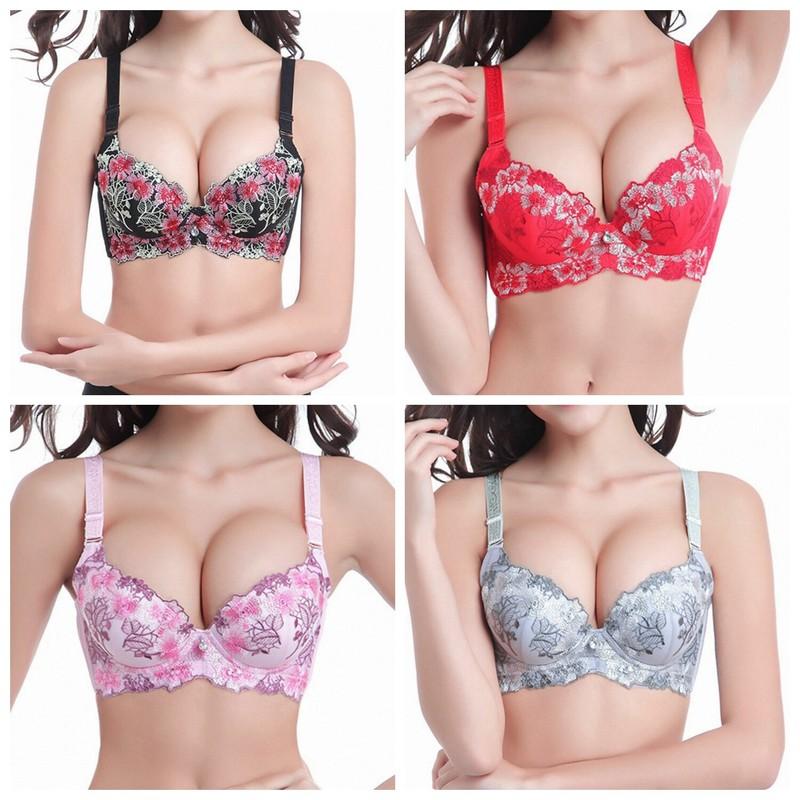 A B Cup Extreme Add 2 Cup Super Thick Padded Push Up Bra C D Cup Non-padded Bras