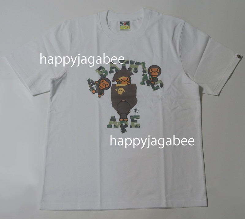 A BATHNIG APE Ladies' ABC CAMO COLLEGE MILO TEE 2L80210014