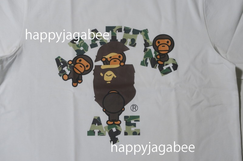 A BATHNIG APE Ladies' ABC CAMO COLLEGE MILO TEE 2L80210014