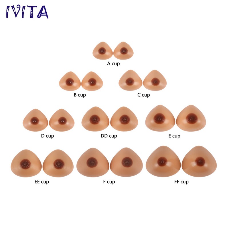 A-FF Cup Silicone Breast Forms Transgender Crossdresser TG Fake Silicone Boobs