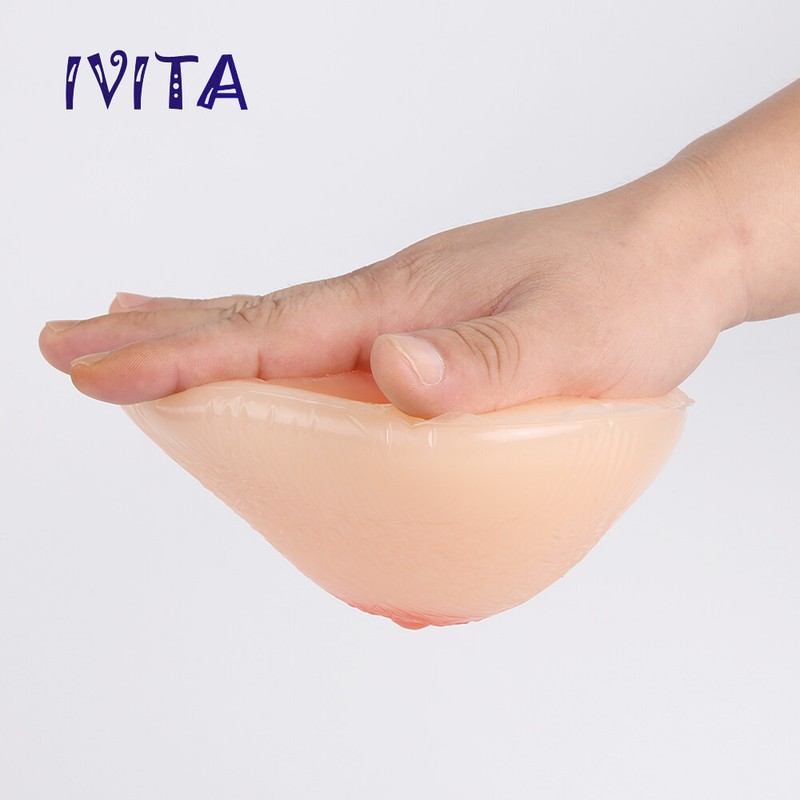 A-FF Cup Triangle Self-adhesive Silicone Breast Forms CD TG Bra Enhancers