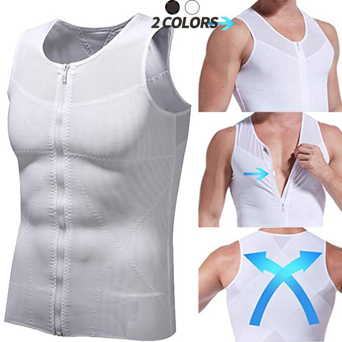 Abdominal Belly Vest Body Compression Shaper Slimming Waist Girdle Top Underwear