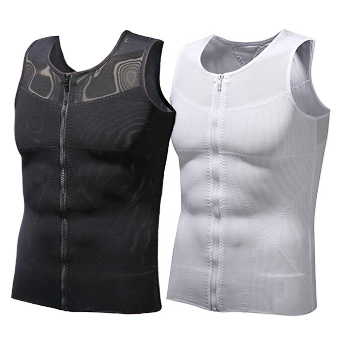 Abdominal Belly Vest Body Compression Shaper Slimming Waist Girdle Top Underwear