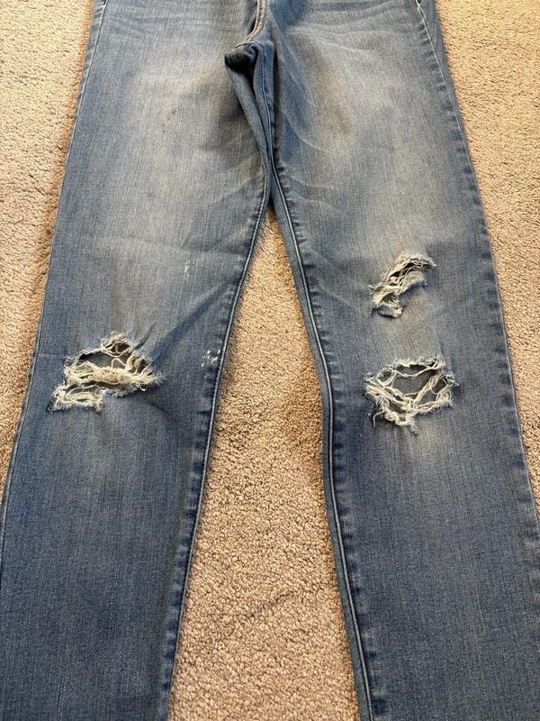 Abercrombie And Fitch Jeans High Rise Super Skinny Jeans W29 L30r Distressed
