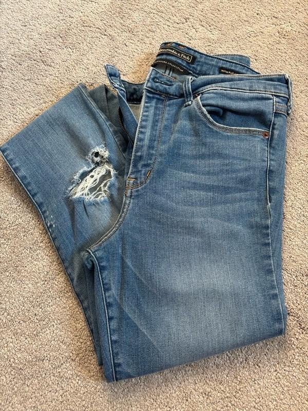 abercrombie and fitch Jeans High Rise Super Skinny Jeans W29 L30r Distressed