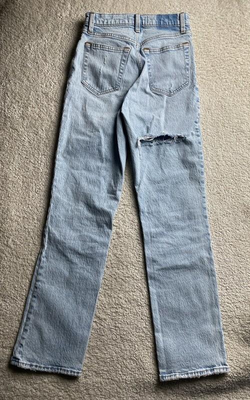 Abercrombie & Fitch Jeans Women 25 0 R The 90's Straight Ultra High Rise Light