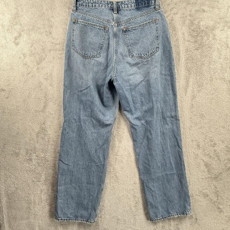 Abercrombie & Fitch Jeans Womens 28/6 Curve Love Blue Denim Loose High Rise