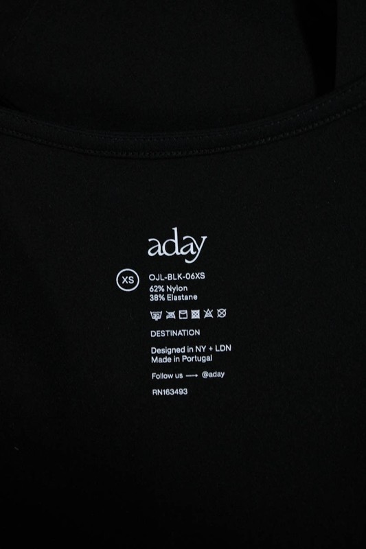 Aday Womens Stretch V-Neck Long Sleeve Destination Jumpsuit Black Size XS