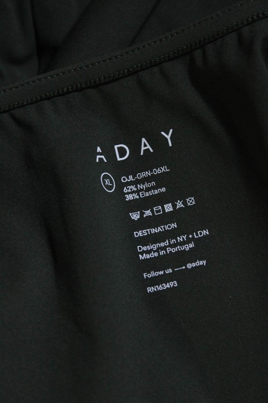 Aday Womens Stretch V-Neck Long Sleeve Destination Jumpsuit 1 Piece Moss Size XL