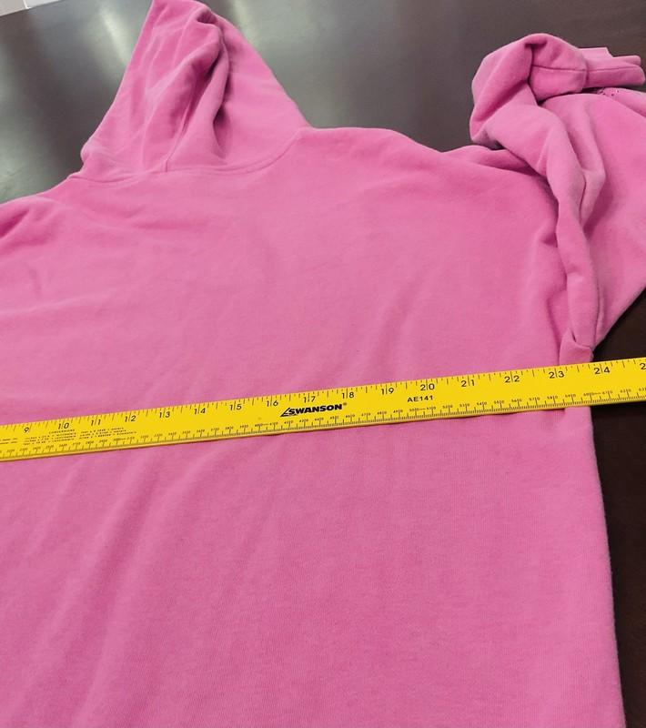 Adidas Originals Women's Large Hoodie Dress Pink Barbie Bling Bliss Orchid 32” L