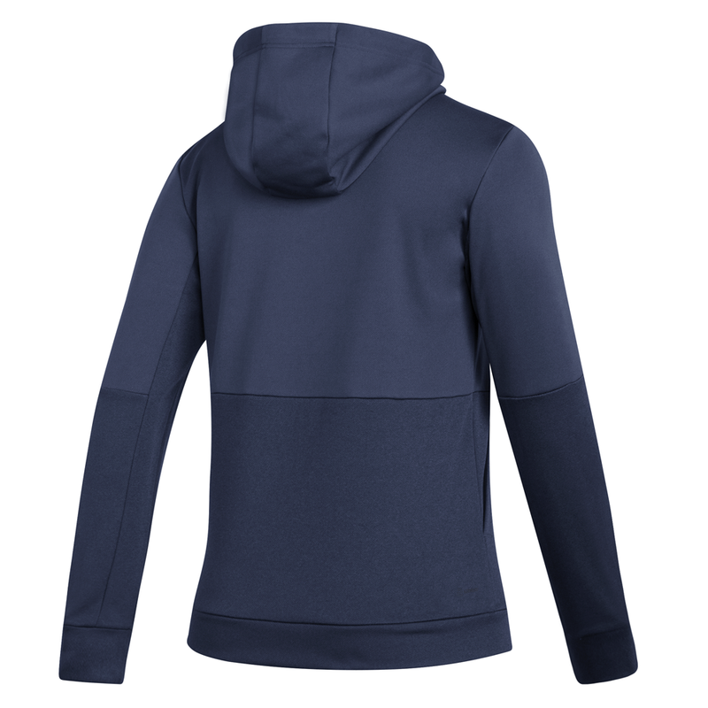 Adidas Team Issue Pullover Hoodie Womens Blue Casual Athletic Outerwear H47414-A