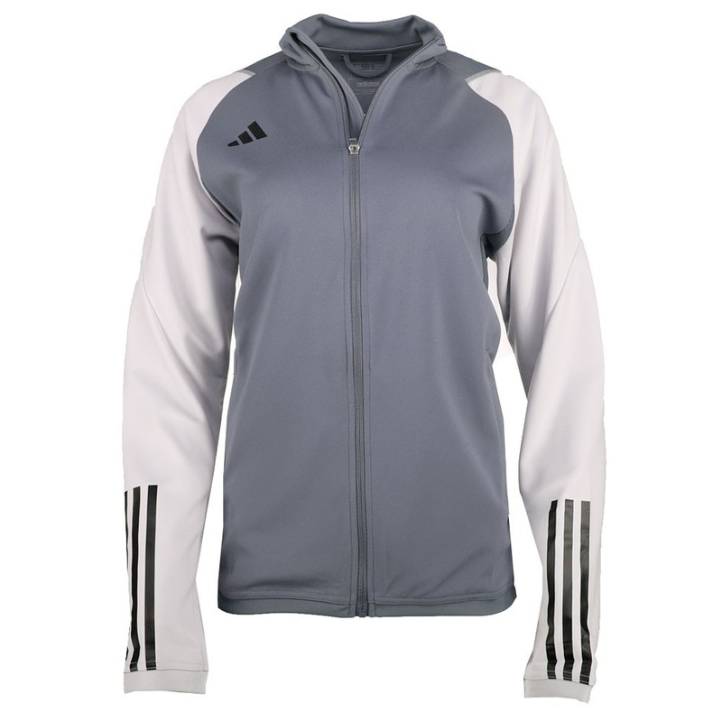 adidas Tiro23 Competition Training Full Zip Jacket Womens Grey Casual Athletic O