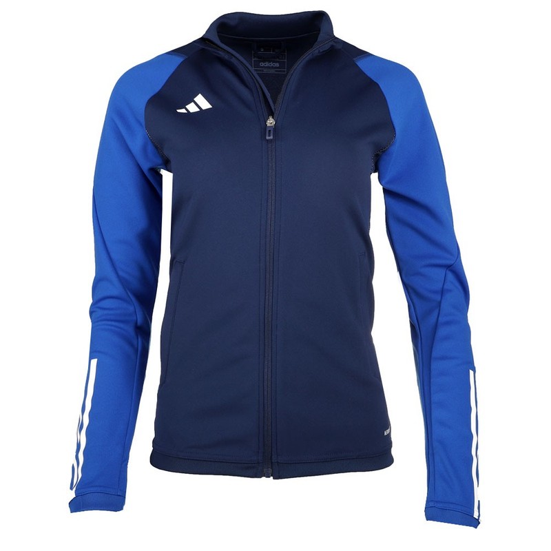 adidas Tiro23 Competition Training Full Zip Jacket Womens Blue Casual Athletic O