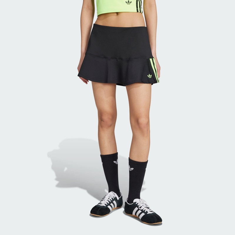 adidas women Adicolor Interlock 3-Stripes Mini Skirt