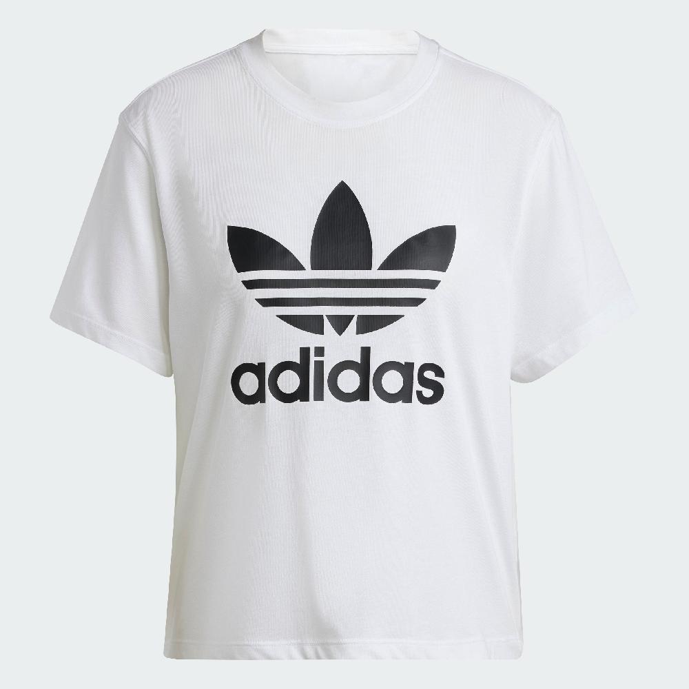 Adidas Women Adicolor Trefoil Boxy Tee