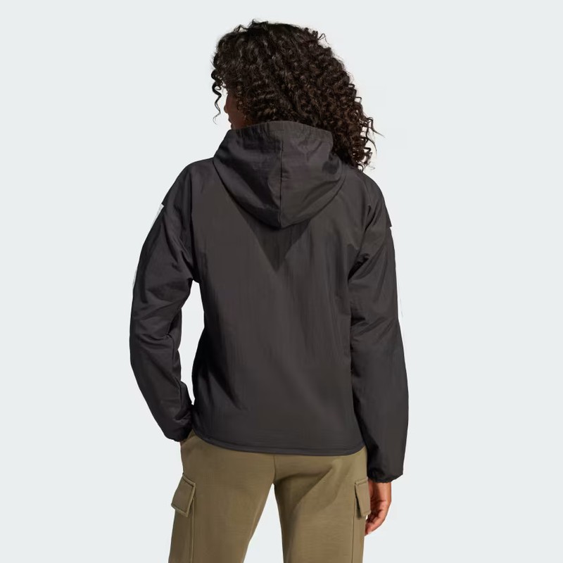 Adidas Women Essentials 3-Stripes Lifestyle Woven Windbreaker