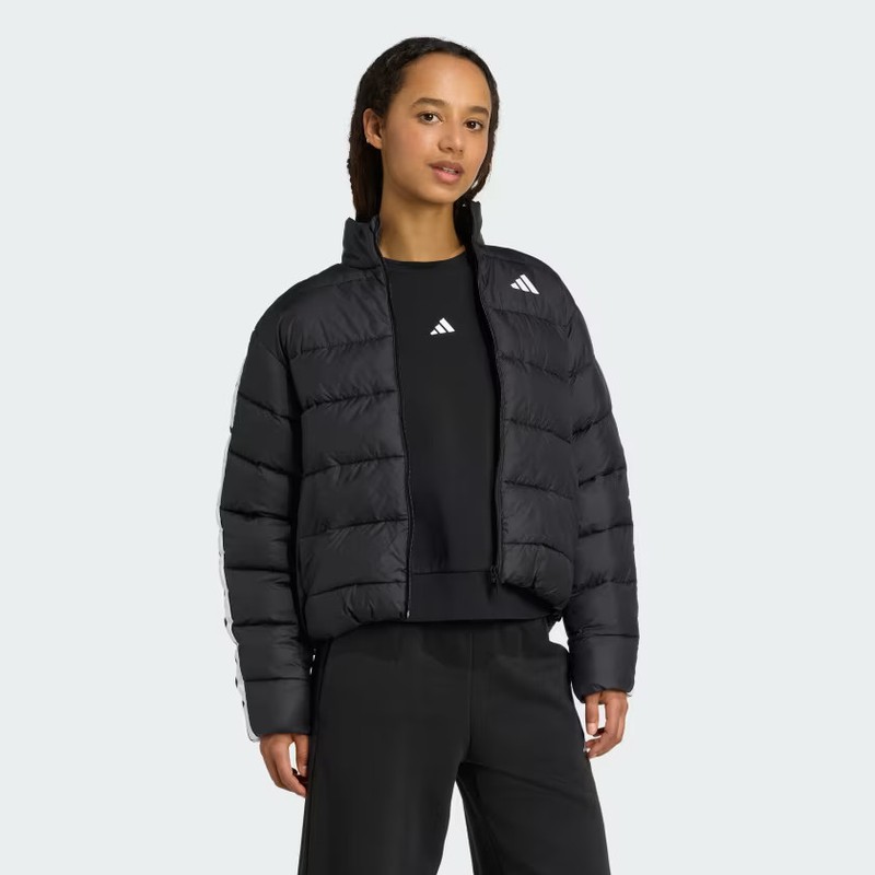 Adidas Women Essentials CLIMAWARM 3-Stripes Synthetic Down Jackets