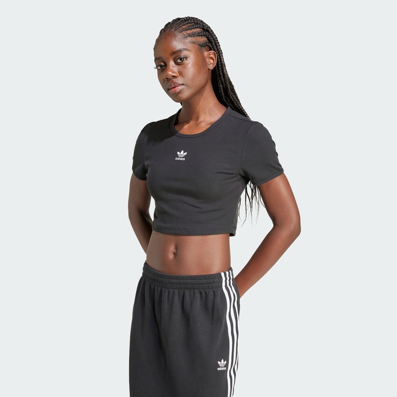adidas women Essentials Ribbed Tee adidas women Essentials Ribbed Tee