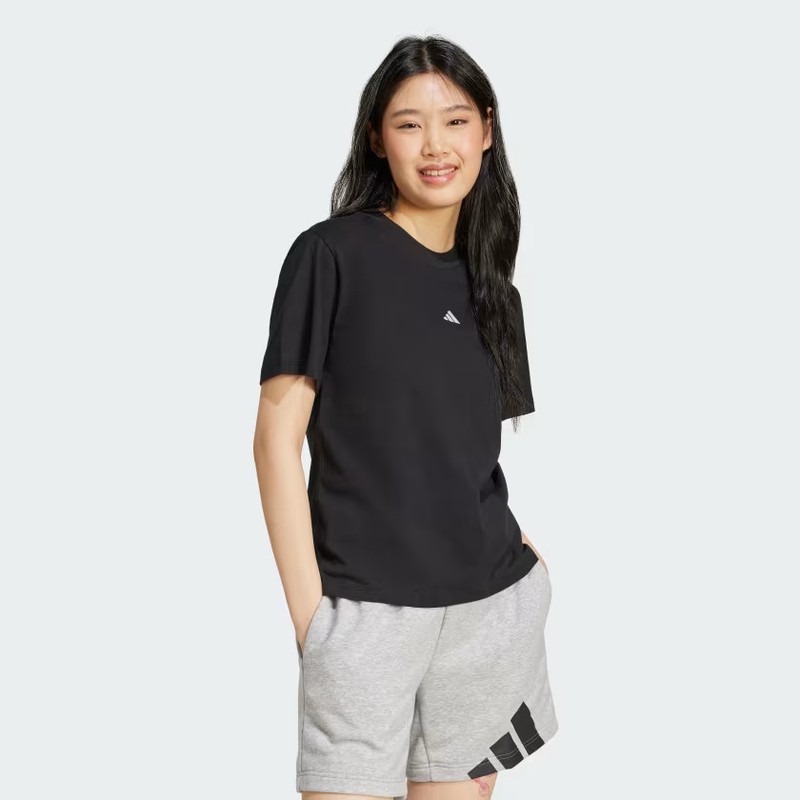 Adidas Women Essentials Small Logo Cotton Tee