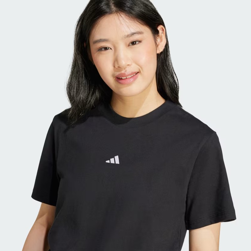 Adidas Women Essentials Small Logo Cotton Tee