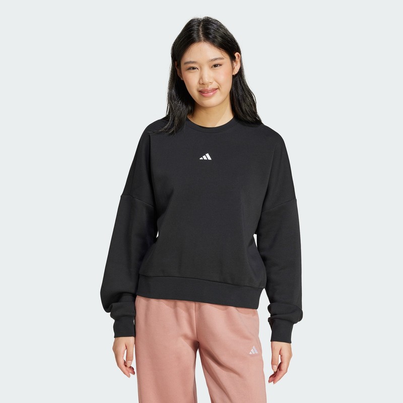 adidas women Essentials Small Logo Feelcozy Sweatshirt adidas women Essentials Small Logo Feelcozy Sweatshirt
