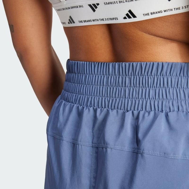 Adidas Women Pacer Training 3-Stripes Woven High-Rise Shorts