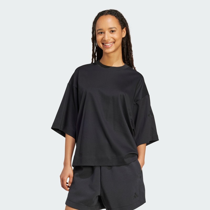 adidas women Soft Lux Loose Tee adidas women Soft Lux Loose Tee