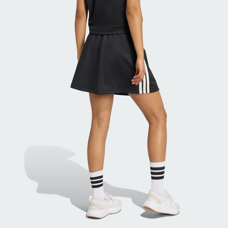 Adidas Women Stadium 3-Stripes Tennis Inspired Jacquard Skirt With Short
