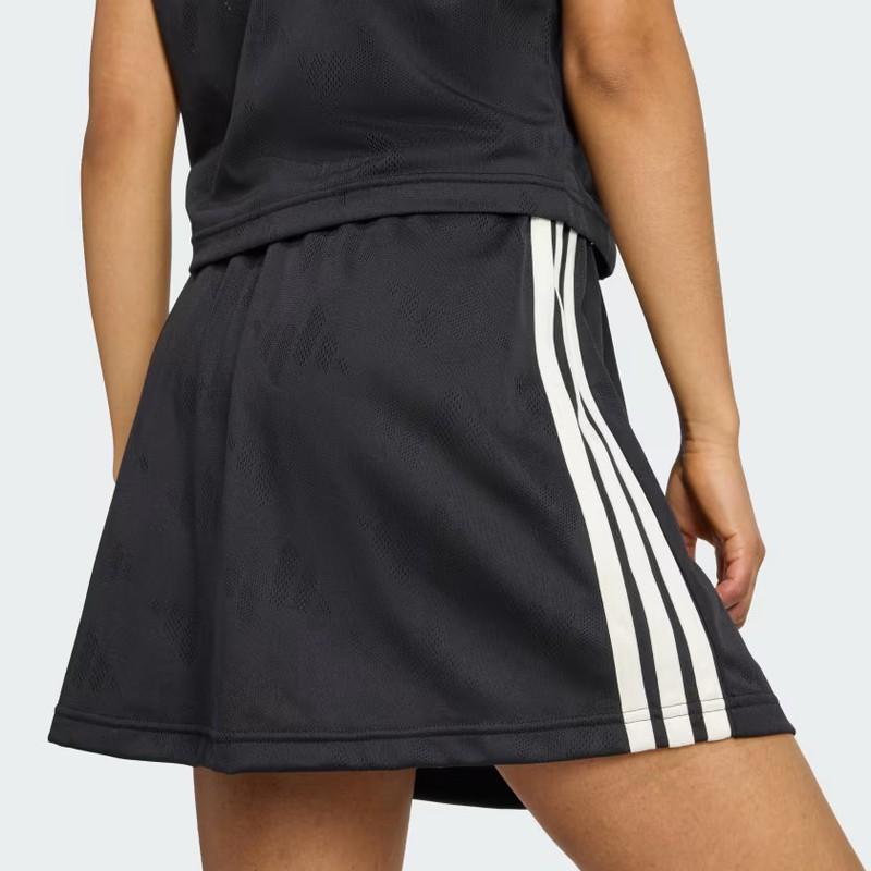 Adidas Women Stadium 3-Stripes Tennis Inspired Jacquard Skirt With Short