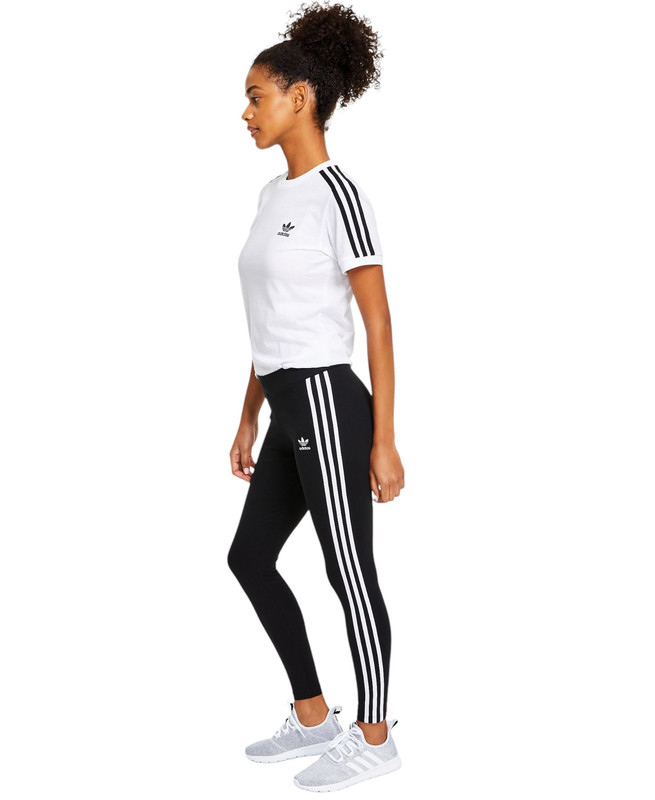 Adidas Womens Originals 3-Stripes Tights HD2350 XS (23x29) Black