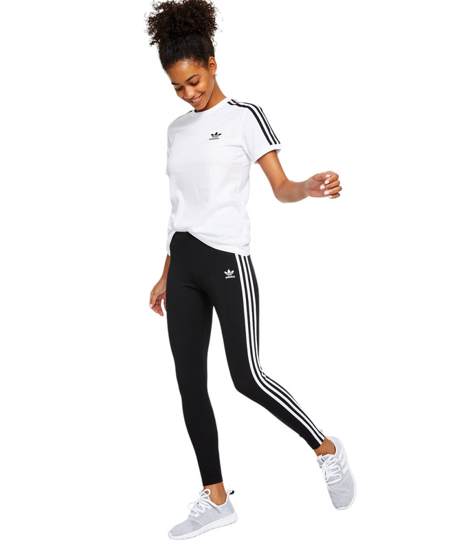 Adidas Womens Originals 3-Stripes Tights HD2350 XS (23x29) Black