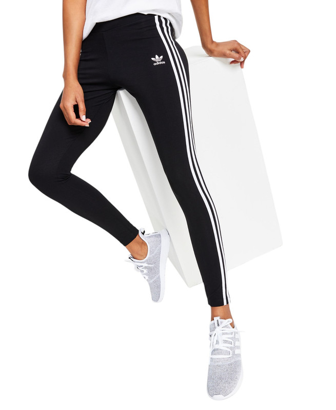 Adidas Womens Originals 3-Stripes Tights HD2350 XS (23x29) Black