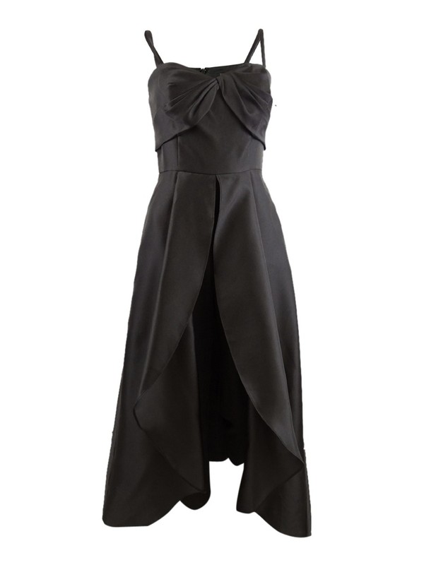 Adrianna Papell Women's Mikado Crepe Jumpsuit (2 Black)