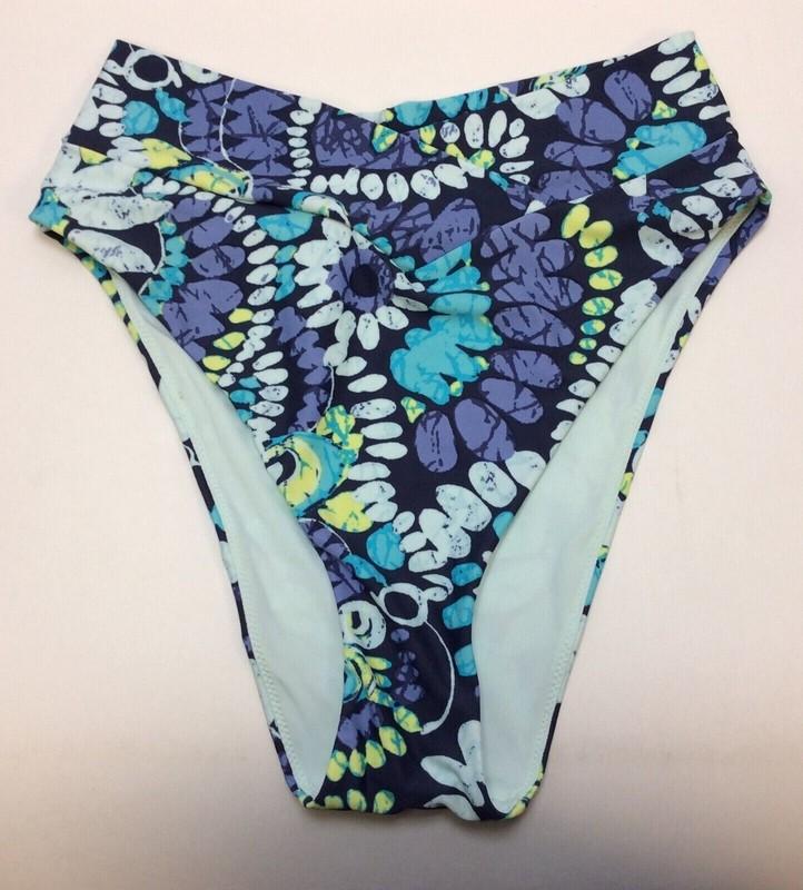 Aerie Blue Purple Floral Swimsuit Choose Size & Style Free Shipping