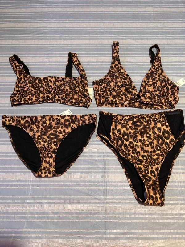 Aerie Leopard Print Swimsuit Tops & Bottoms Available Sizes S-XL NWT